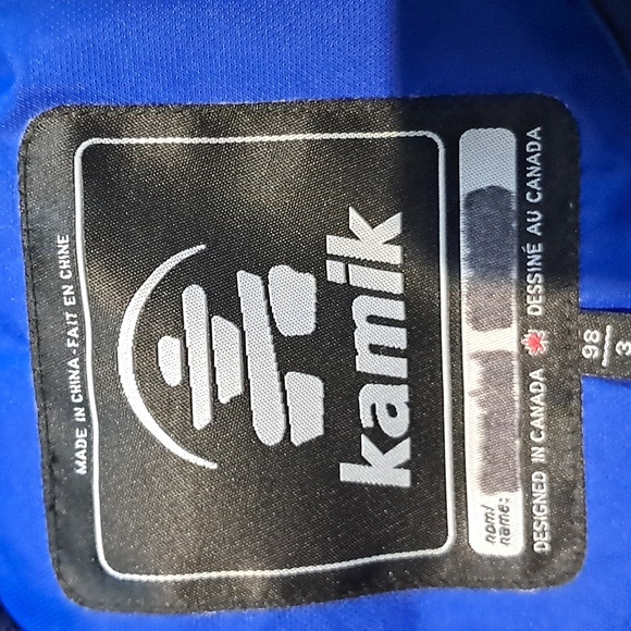 Kamik Boys/Girls Snow/Ski Suit. Size 3. Blue With Orange. - Picture 11 of 16